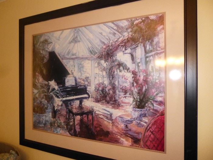 LOVELY PIANO ABSTRACT WALL HANGING