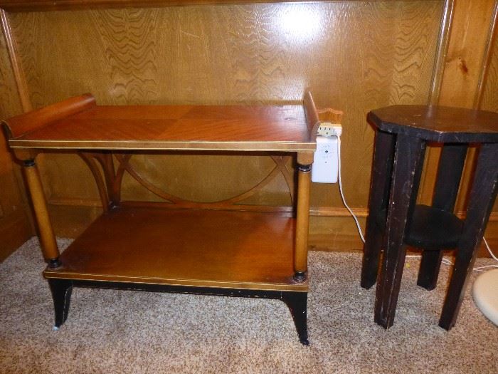 SMALL VINTAGE 2 TIER SIDE TABLES