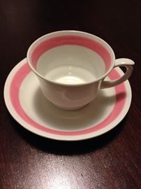Set of 6 Arabia demitasse cups and saucers