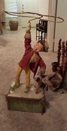 very old motorized store display ( he still works)