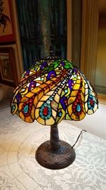 Tiffany style vintage lamps