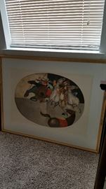 Lithograph by Graciela Rodo Boulanger Circa 1990