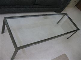glass coffee table