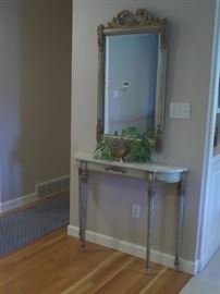 Beautiful!  Selling the mirror and table as a set.