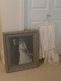 The wedding clothing on the right is what is being worn in the picture!
