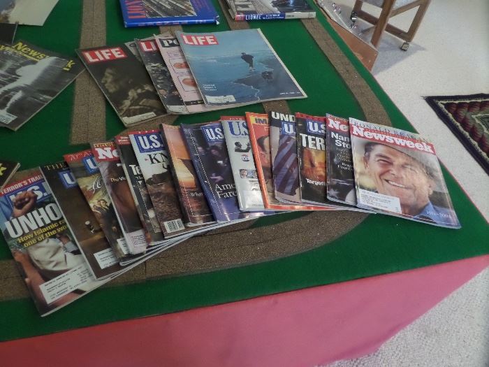 Many historical event magazines...so interesting!