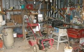 Large workshop, yet to be unpacked.