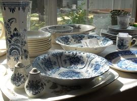 Several pieces of Delft from Holland