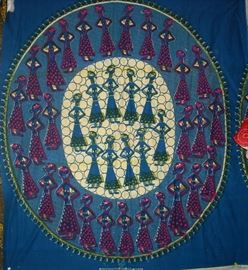 Authentic Nigerian wall hanging to frame or hang.