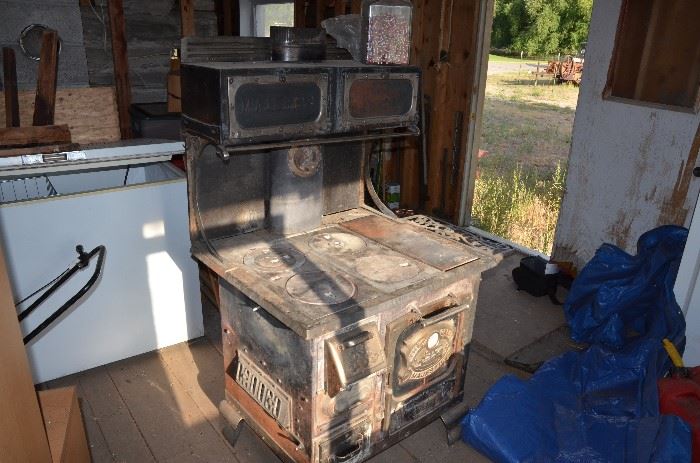 old wood cookstove