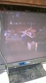 Large flat screen Panasonic TVs (there are two of them!). Remotes and instruction books included.