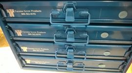 Metal tool storage box