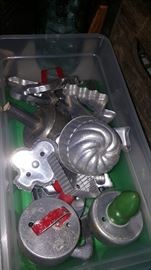 Cookie cutters and jello molds