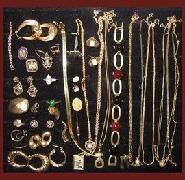 A Good Selection of Fine Gold Jewelry  