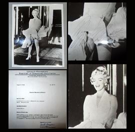 Signed Marilyn Monroe Photograph with Verification Certificate  