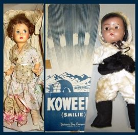 Vintage Dolls, Koweeka Doll by the Hudson Bay Company 
