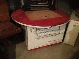Vintage GM Shop Table