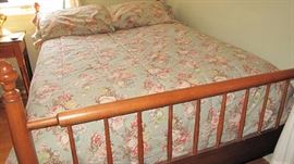 Acorn finial bed. 1860s.