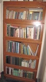 FIve stack oak barrister bookcase.