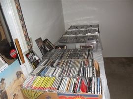 Lots and lots of C D'S