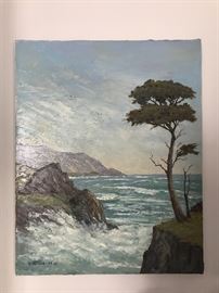 Oil on canvas painting by Anthony Quartuccio, listed California artist