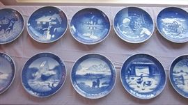 B&G & ROYAL COPENHAGEN CHRISTMAS PLATES