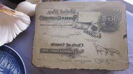 STONE PRINTING BLOCK  [2 SIDED- 1890'S]