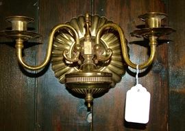 Ornate Solid brass Wall sconce candle holder