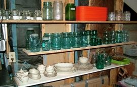 Lots of Atlas/Ball/Other canning jars
