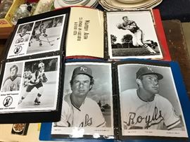Vintage Portraits KC Chiefs, KC Royals, KC Scouts Team & Individual