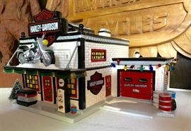 HARLEY DAVIDSON LIGHTED CYCLE SHOP