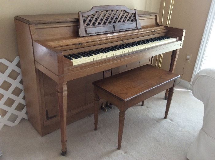 Vintage Wurlitzer upright piano