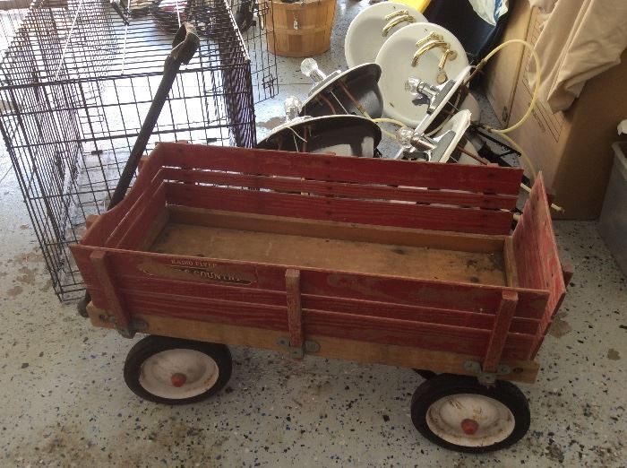 Vintage "little red wagon"