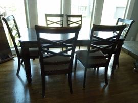Dining room table and 6 chairs