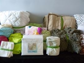Blankets, linens and more