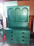 Two piece hutch.  We used it in our kitchen.
