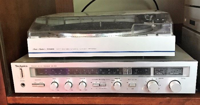 Technics Receiver and Fisher Turntable