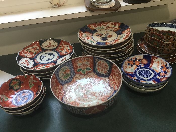Antique Imari plates