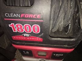 Clean Force Power Washer