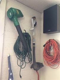 Blower and Weed eater
