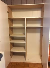 The largest of three storage cabinets available. 