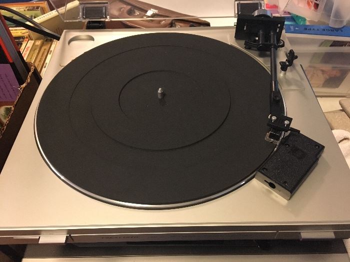 Realistic turntable. To go with all that vinyl. 
