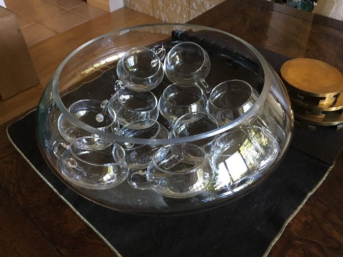Beautiful contemporary punch bowl. 