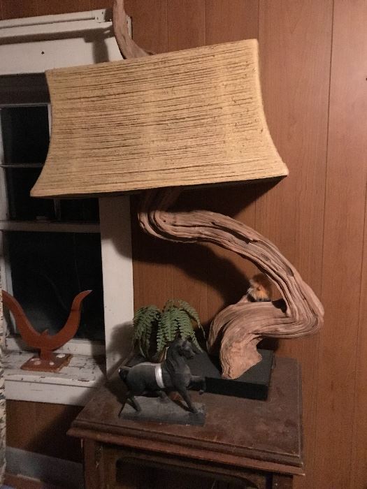 Cool driftwood lamp