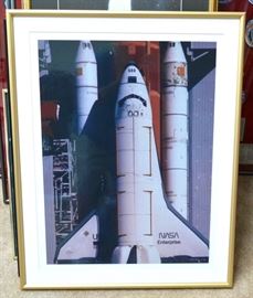 Framed Shuttle Print