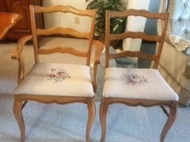 dining room chairs.  2 arm chairs, 2 side chairs
