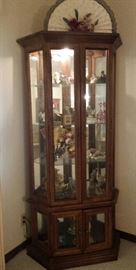 glass front curio