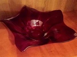 ruby red dish