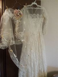 vintage wedding dress