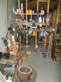 LOADS of tools in the basement